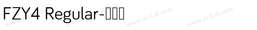 FZY4 Regular字体转换